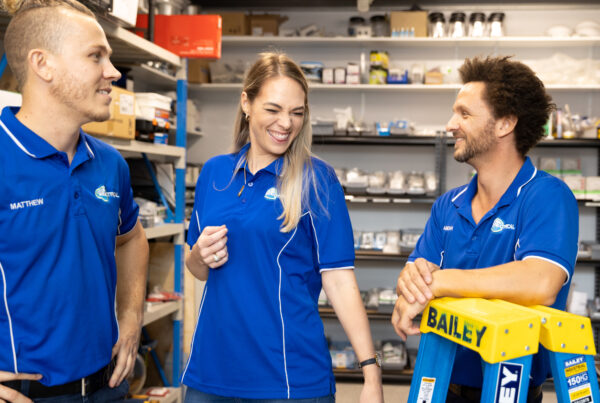 North Lakes & Surrounds Electrical team members smiling